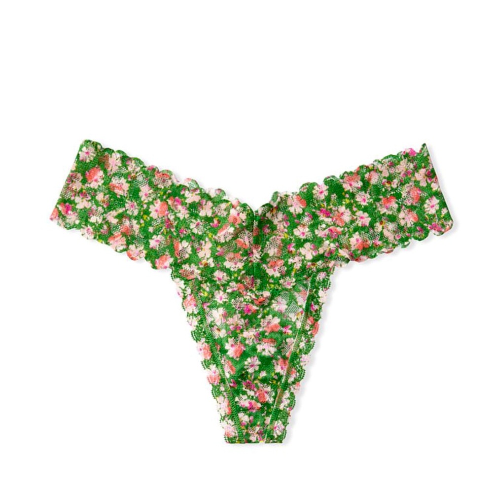 Floral Lace Thong Panty